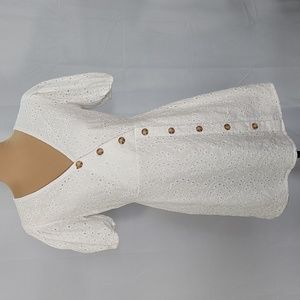 MOONRIVER summer white Dress. Size M.